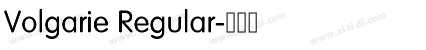 Volgarie Regular字体转换
